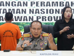 Aktor Utama Penjual Lahan Tesso Nilo Ditangkap, Kapolda Riau: Siapapun Terlibat Akan Kami Tindak!