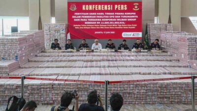 Kejagung Sita Uang Rp 11,8 Triliun Kasus Korupsi Ekspor CPO Wilmar