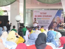 BRK Syariah Hadirkan Senam Sehat dan Pemeriksaan Kesehatan Gratis untuk Nasabah Pensiunan dan Pra Pensiun di Bangkinang
