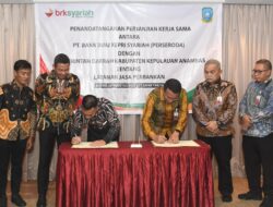 Maksimalkan Pelayanan Keuangan Daerah, BRK Syariah dan Pemkab Kepulauan Anambas Teken Kerjasama