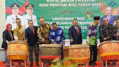 ‎Pembukaan Rakerprov KONI Riau dan Launching Logo Porprov XI Tahun 2026