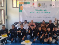 Dukung Keterampilan SDM Lokal, PT BSP Latih Pemuda Desa Jadi Juru Las Profesional Berbasis 3F