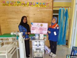 Tingkatkan Layanan Kesehatan Desa Lubuk Garam, PT BSP Beri Bantuan Alat Medis