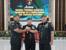 Brigjen TNI Dr. Agustatius Sitepu Resmi Jabat Danrem 031/Wira Bima