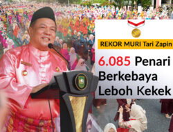 6.085 Perempuan Riau Pecahkan Rekor MURI Tari Zapin Berkebaya Labuh Kekek