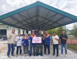 Lewat Program PPM 2025, PT BSP Bangun Fasilitas Parkir di Makodim 0322 Siak