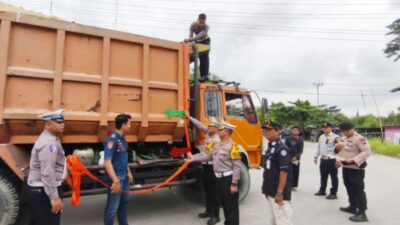 Tingkatkan Kepatuhan, Polda Riau Intensifkan Razia Truk ODOL