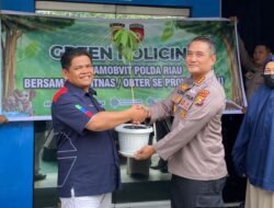 PGN Area Pekanbaru Apresiasi PAM Obvit Polda Perkuat Komitmen Green City