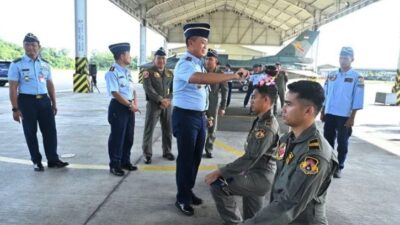 Dua Elang Muda Resmi Mengawaki Jet Tempur F-16 di Lanud RSN