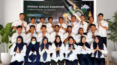 Perkuat Kepedulian Sosial, PGN Bagikan Sembako untuk Pelanggan Jargas di Pelalawan