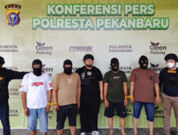 Empat Debt Collector Pelaku Penganiayaan Debitur di Pekanbaru Diamankan