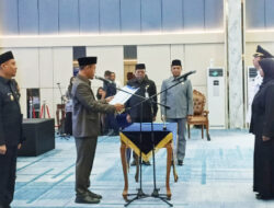 Agung Lantik 39 Pejabat Pemko Pekanbaru, Mayoritas Lurah Berganti