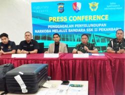 1 Kg Sabu Menuju Jakarta Lewat Bandara SSK II Digagalkan, Petugas Gabungan Tangkap Penumpang Berinisial AY