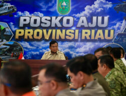 Presiden Prabowo Evaluasi Karhutla Riau, Tersisa 900 Hektare